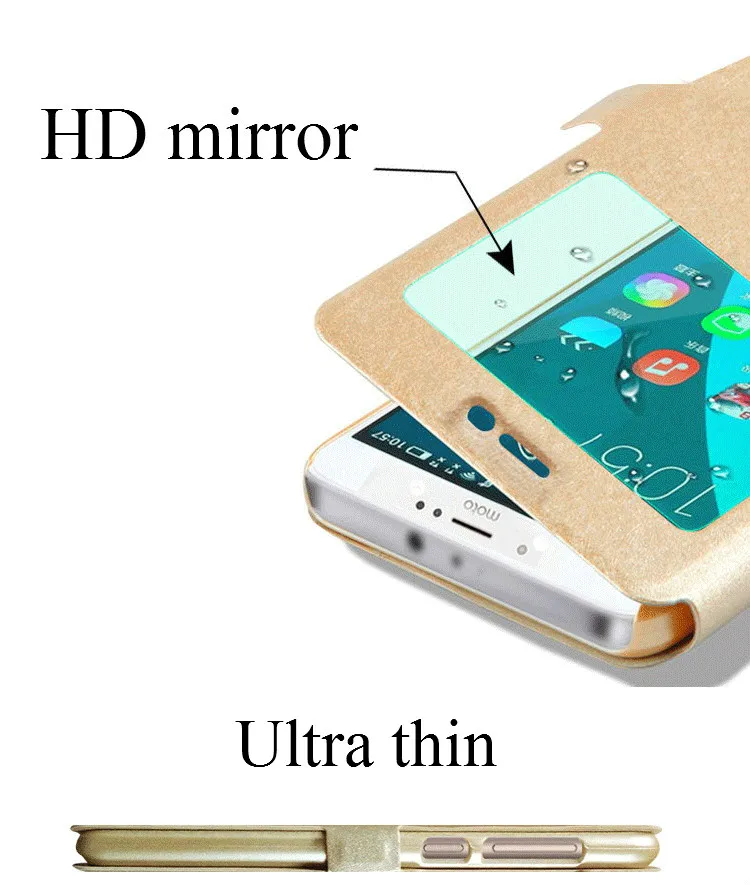 Flip Cover for Honor 8 Lite Case Quick Answer View Window Leather Huawei / Phone Bags &amp Cases Ultra Thin |