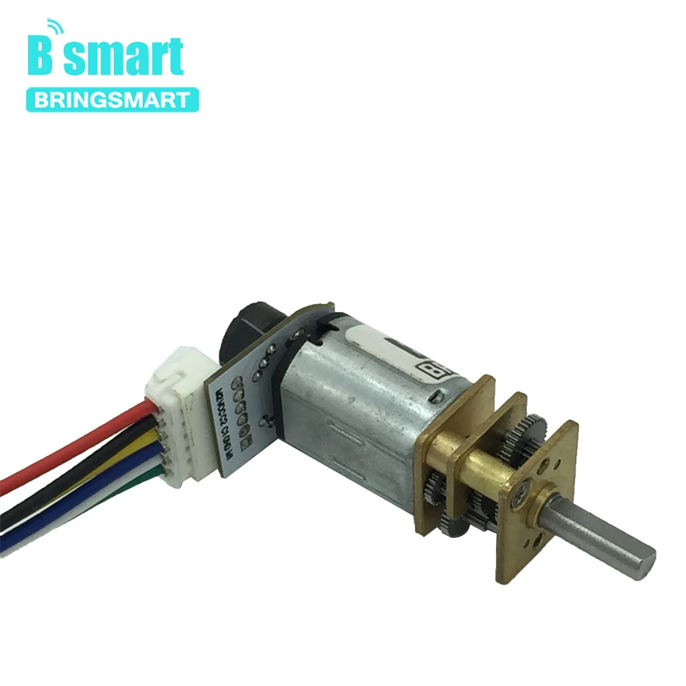 Кодовый диск Bringsmart с кодовым датчиком высокоскоростной редукторный двигатель