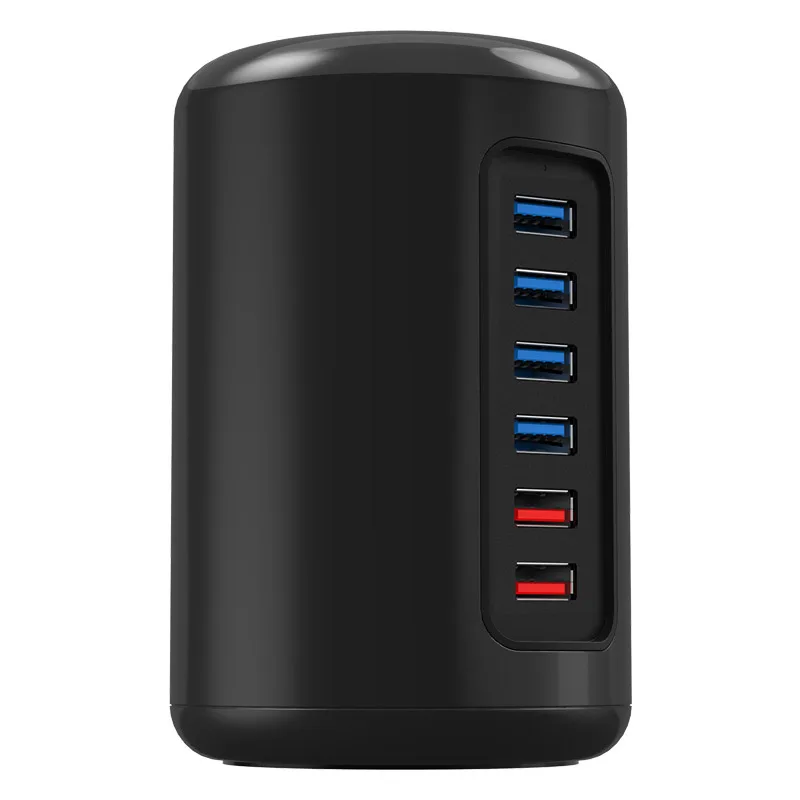 4-портовый USB3.0 цилиндрический разветвитель с кабелем для передачи данных и 2