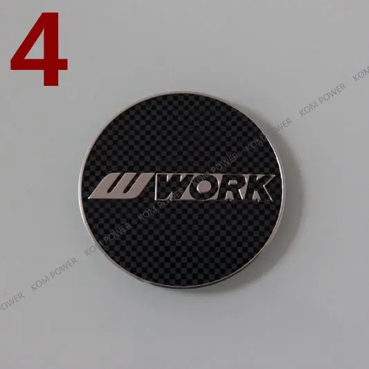 KOM POWER, 4 шт., 50 мм, RAYS VOLK, рабочая Крышка для колеса, наклейка с логотипом SSR, XXR, значок, эмблемы, крышка колеса, наклейки, Япония, гонки - Цвет: 4