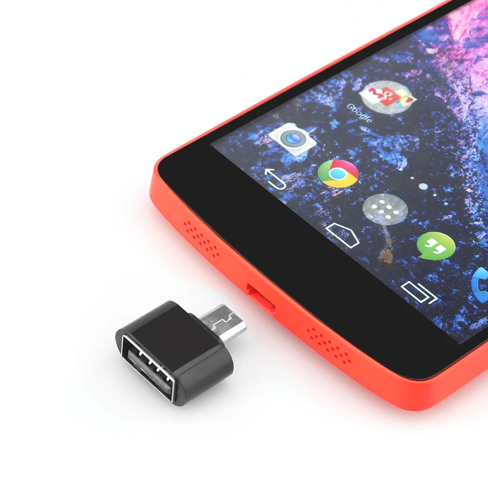 Powstro OTG Micro USB разъем 2.0 Женский мини Универсальный адаптер smart Connection для Мышь