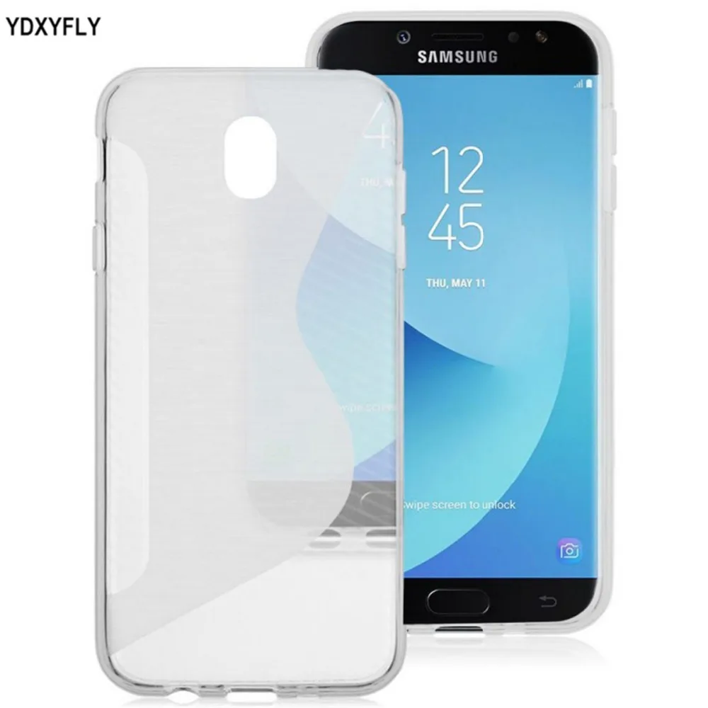 Гибкий чехол для Samsung Galaxy J5 2017 j530 силикона S линии ТПУ J3 J7 J330 j730 j7 Pro Резина Матовая