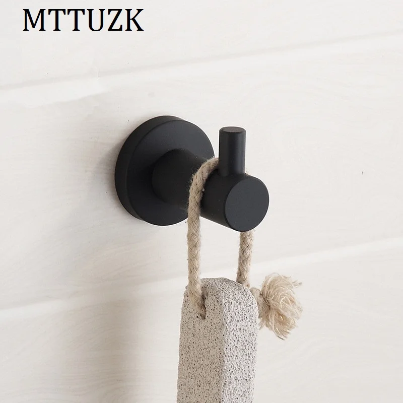 Черные крючки для одежды MTTUZK из нержавеющей стали 304 кухонные гостиной настенный