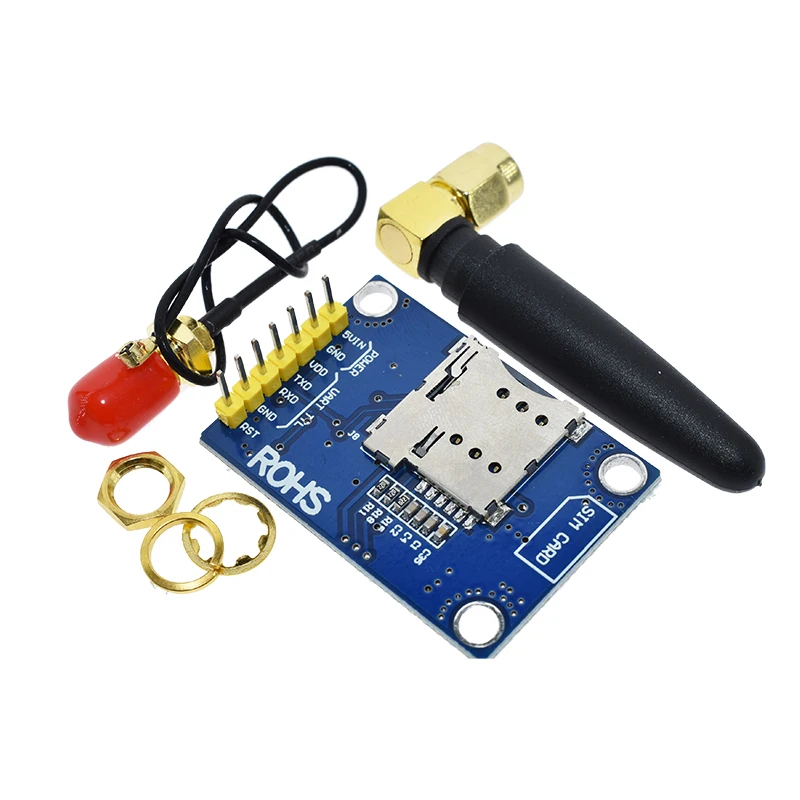 WAVGAT SIM800L V2.0 5V беспроводной GSM GPRS модуль Quad-Band W/антенна кабельный колпачок