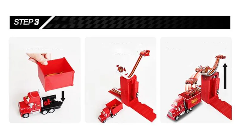 Дисней Pixar тачки 3 трансформирующиеся Mack Playset без машинного освещения MCQUEEN ABS автомобиль литые игрушки модель машинки для мальчика