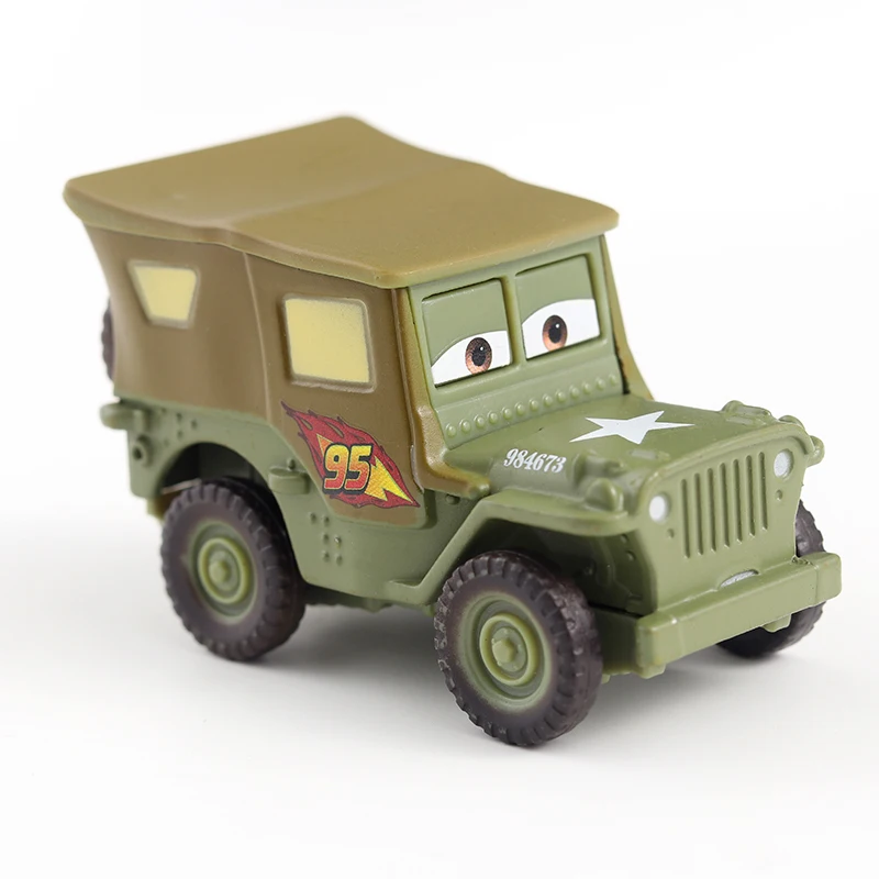 Автомобили 3 Disney Pixar Cars 1st Movie original Sarge Metal Diecast Toy Car 1:55 Lightning McQueen подарок на день