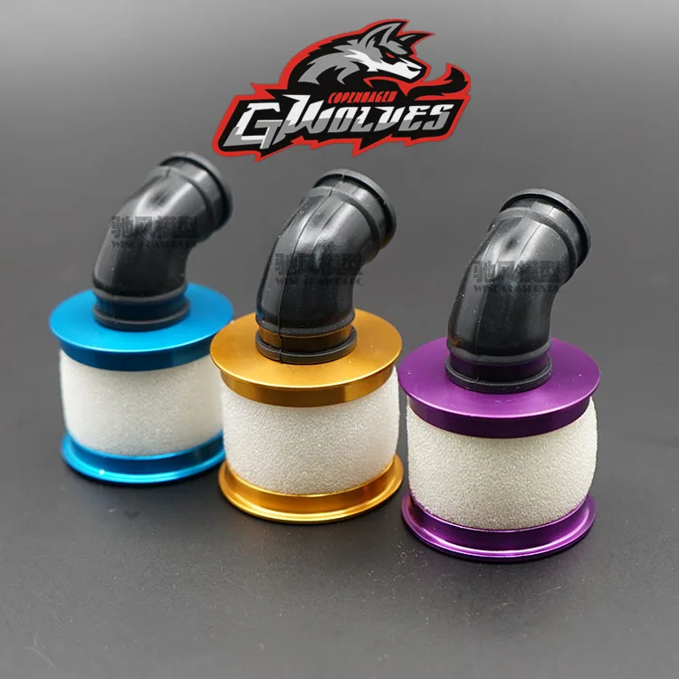 GWOLVES 1/10 RC модель нитро автомобильные запчасти алюминиевый воздушный фильтр HSP 04104