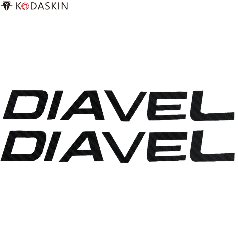 KODASKIN мотоциклетные карбоновые логотипы наклейки эмблемы черные для DUCATI
