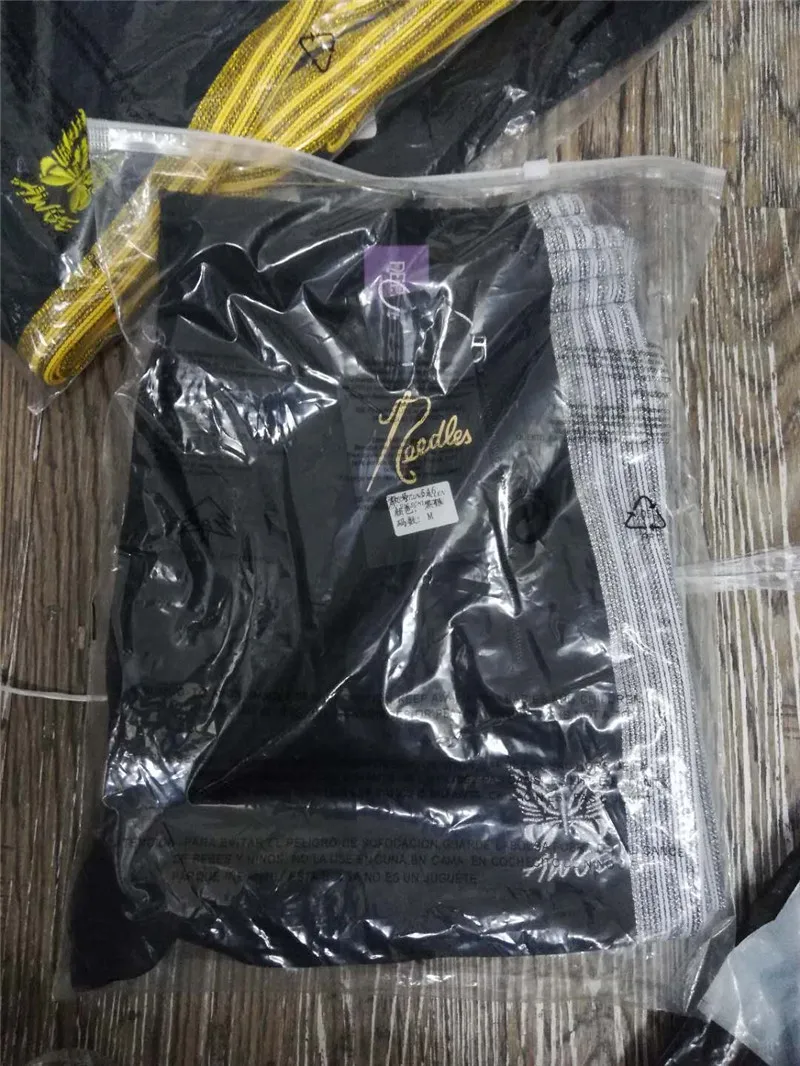AWGE брюки мужские унисекс 1:1 Высокое качество логотип бабочки вышивка AWGE Брюки золото/серебро полоса AWGE брюки