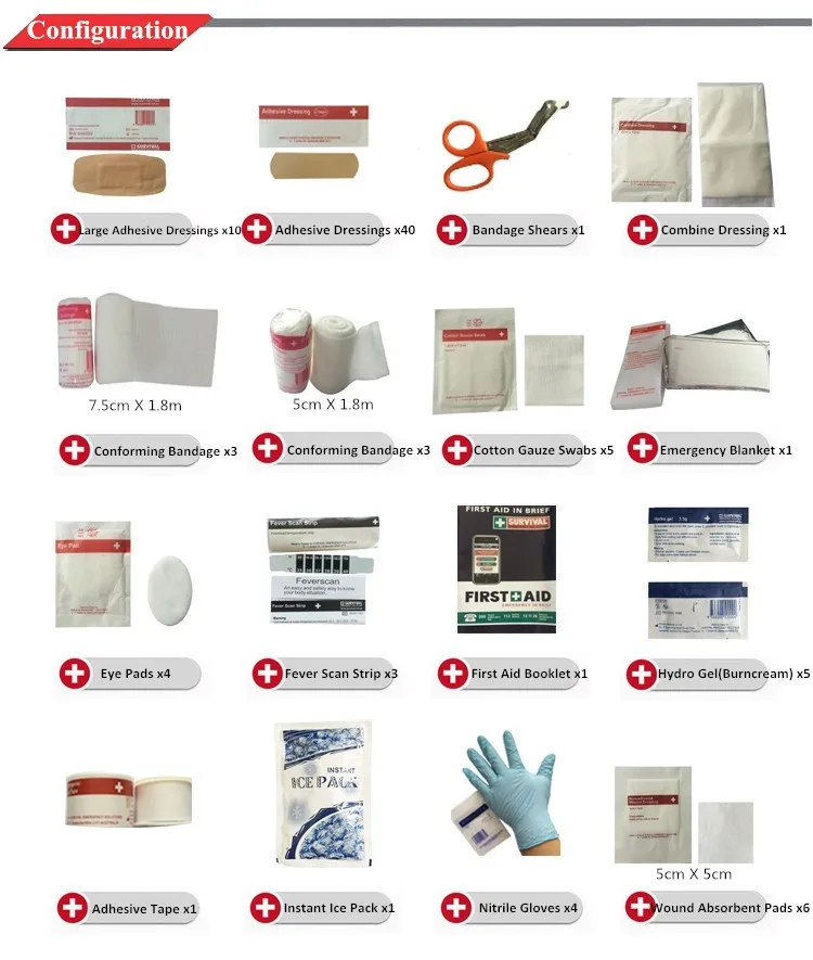 Аптечка первой помощи для использования на рабочем месте и дома кемпинга походов