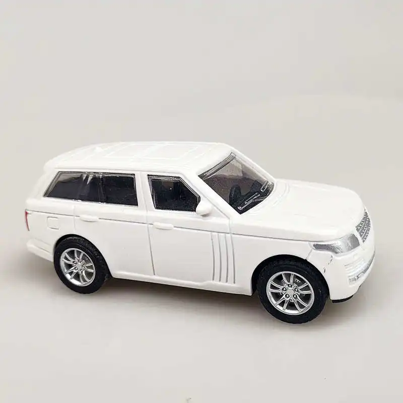 White Land Rover Украшение торта пластиковые игрушечные транспортные средства: городской автомобиль Стайлинг G63 AMG внедорожный 1:38 внедорожник модель игрушечного автомобиля классическая с вытягивающимся назад автомобилем - Цвет: White Land Rover