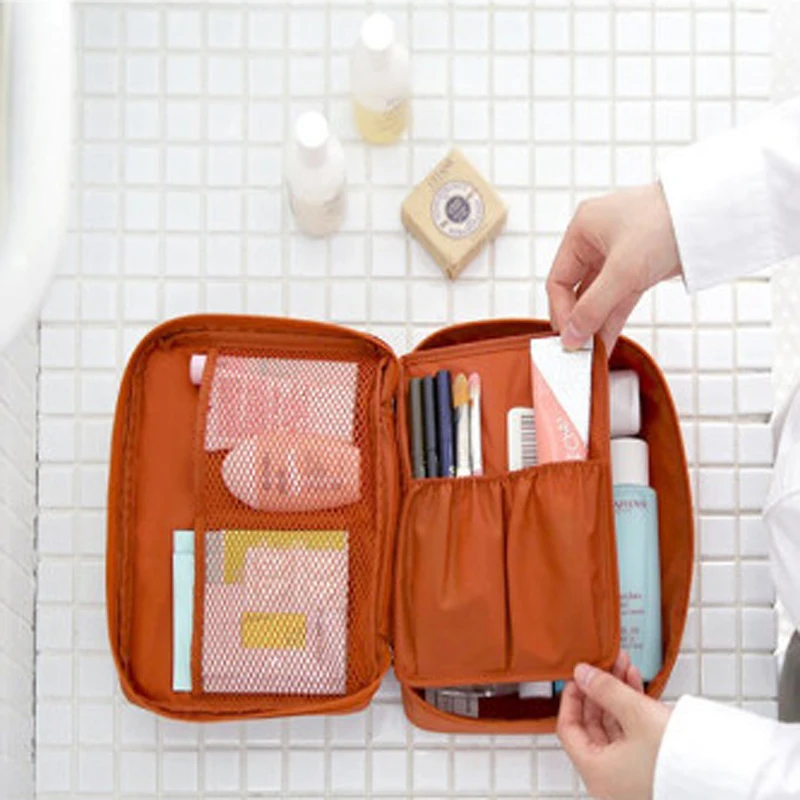 Большая Дорожная Складная косметичка для женщин Оксфорд косметички