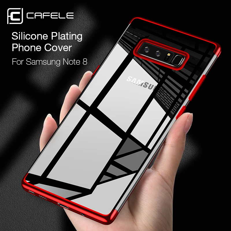 CAFELE coque for Samsung Galaxy S9 plus Transparent Soft TPU Plating Silicone Case galaxy s8 Note 9 note8 |