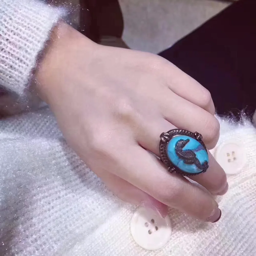 Бутик аморта морская лошадь дизайнерское Винтажное кольцо|Кольца| |