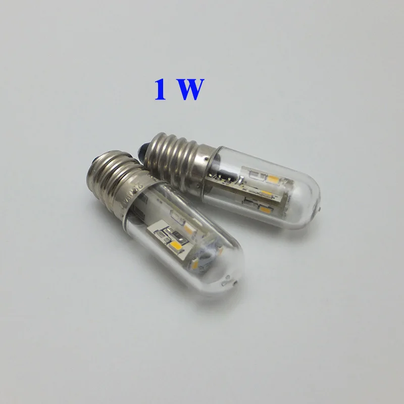 AMYWNTER T15 E14 светодиодный лампы SMD 1 W хрустальная люстра 12 V 24 V 60 V светильник Кукуруза лампы кулон холодильник свет