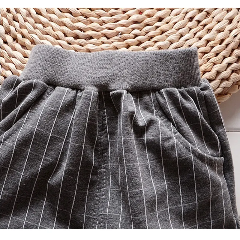 Коллекция 2017 года детская одежда костюм в клетку Костюм Джентльмена для