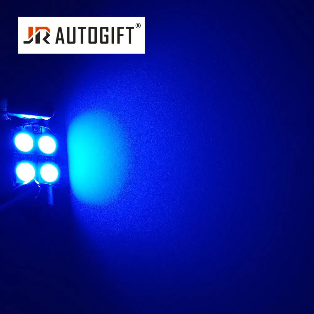 10 шт. гирлянда 5050 4 smd 31/36 мм Автомобильная светодиодный ная лампа 24 в 12 В