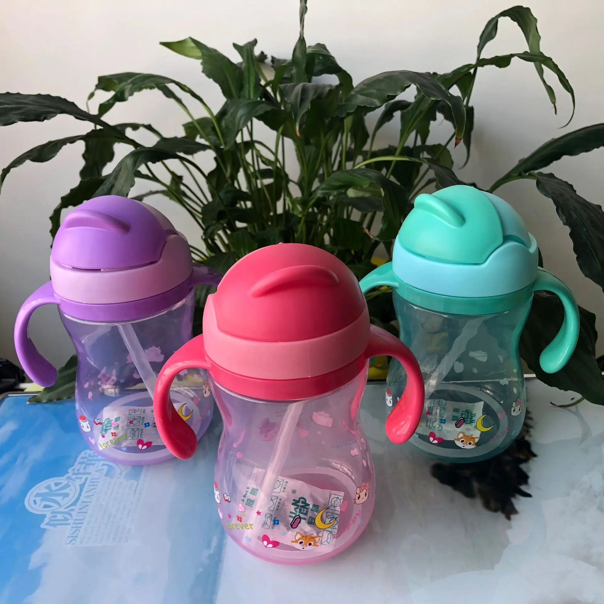 Портативная Милая мультяшная свободная вода BPA бутылка креативная для воды