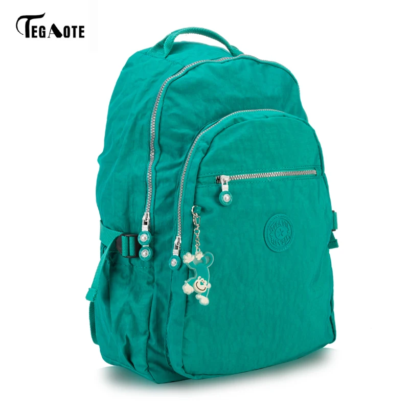 TEGAOTE Большой Вместительный рюкзак для девочек-подростков Mochila женские рюкзаки школьные нейлоновые водонепроницаемые сумки для мужчин и женщин