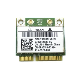 Для беспроводной Wi-Fi карты DW1704 1704 BCM943142HM Mini PCI-E WLAN 802.11N Поддержка Bluetooth 4,0 для 17TR 15TR 17R 15R
