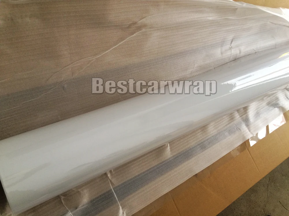 3-слойная блестящая белая автомобильная пленка виниловая наклейки самоклеящаяся