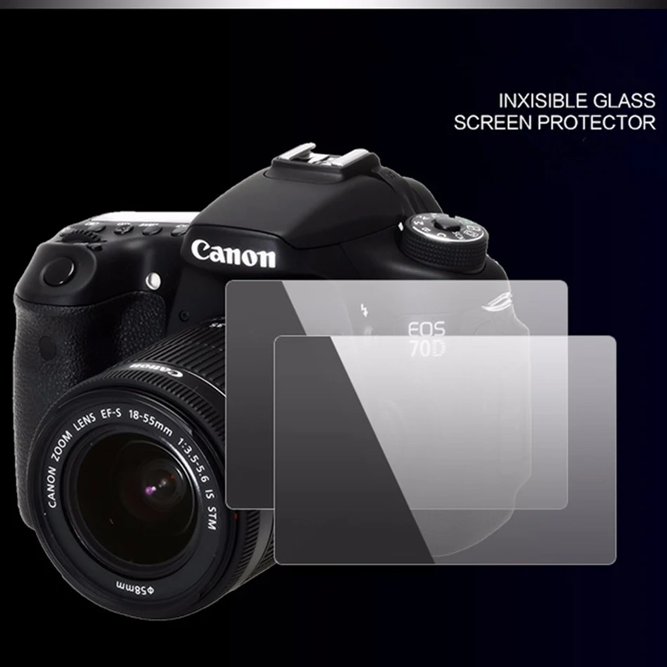 2 шт. оригинальная 9H камера закаленное стекло ЖК-экран протектор для Canon 5diii 5DIV 5D Mark
