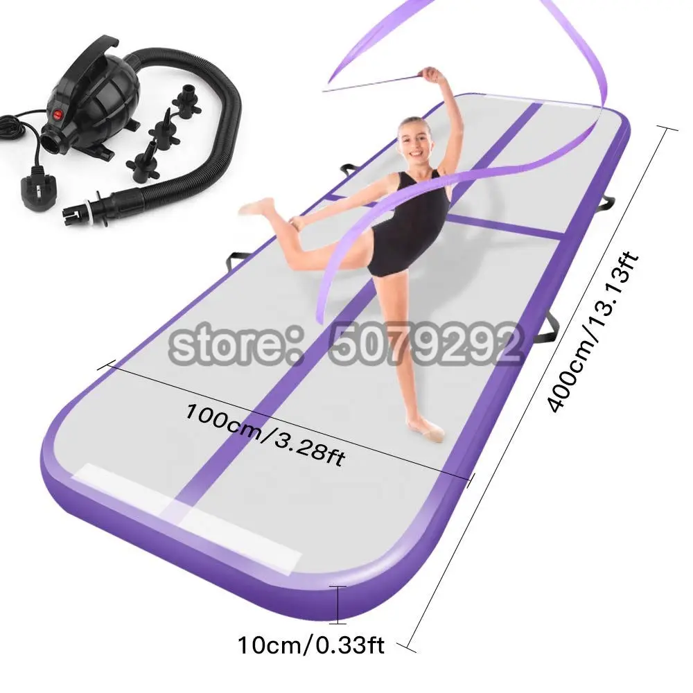

1-3m Gymnastics Air Track Gym Yoga Wear-resistant Gym Mattress water yoga mattress for Home/Beach/Water yoga