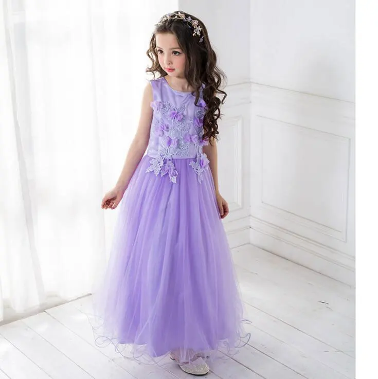 Длинные Стиль Лето 2017 г. юбка-пачка для малышей Платья женщин детская одежда