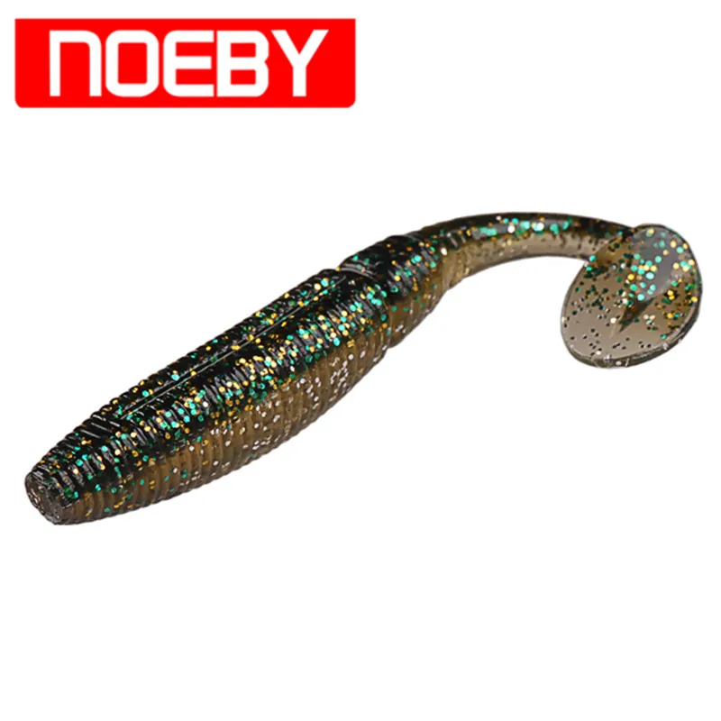 NOEBY Мягкая приманка 5 шт./пакет 100 мм 9 г Т образный хвост рыболовные приманки