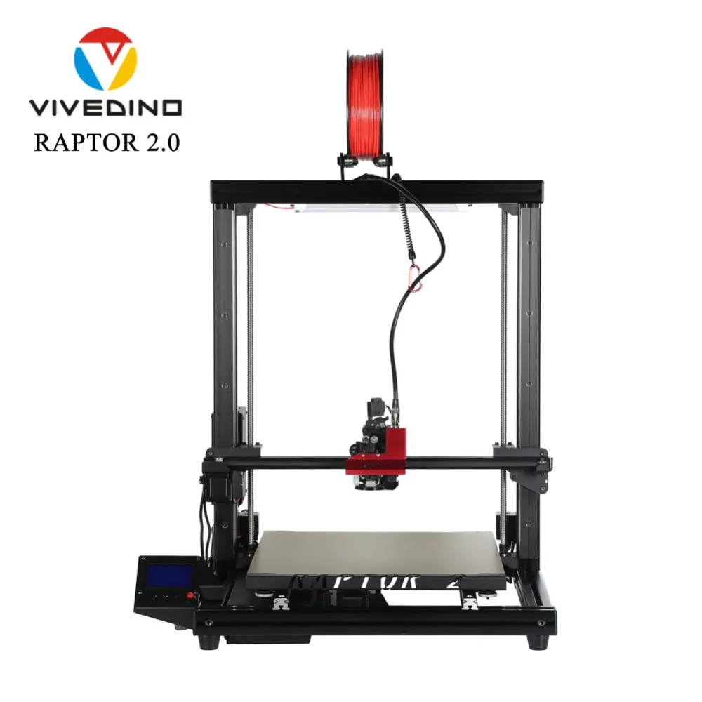 Günstig VIVEDINO Raptor 2 + Erschwinglichen Mehrzweck Kreative Design 3D Drucker Beste Für Flexible Filament