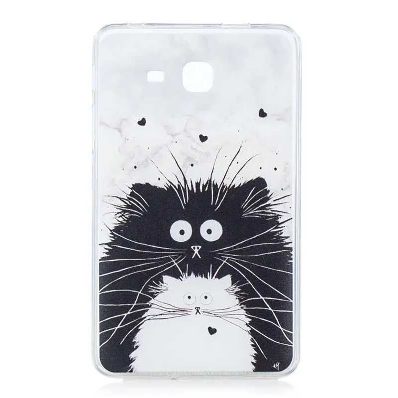 B077 Мягкий чехол из ТПУ для Samsung Galaxy Tab A a6 7,0 T280 T285 SM-T280 SM-T285 7," чехол Funda планшет Cat Puppy Shell - Цвет: B077