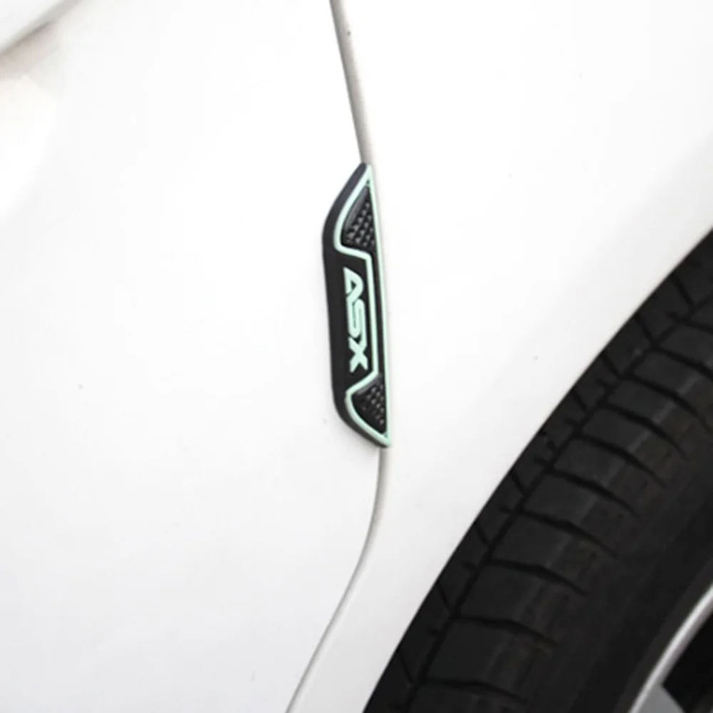 4 шт. наклейки для стайлинга автомобиля защита от столкновений полосы Mitsubishi ASX 2017
