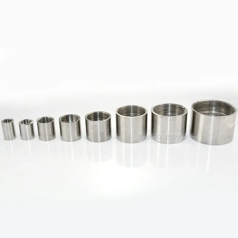 

MEGAIRON BSPT 1/4" 0.25" Female x Female Threaded Union Connector Pipe Fitting Stainless Steel SS304