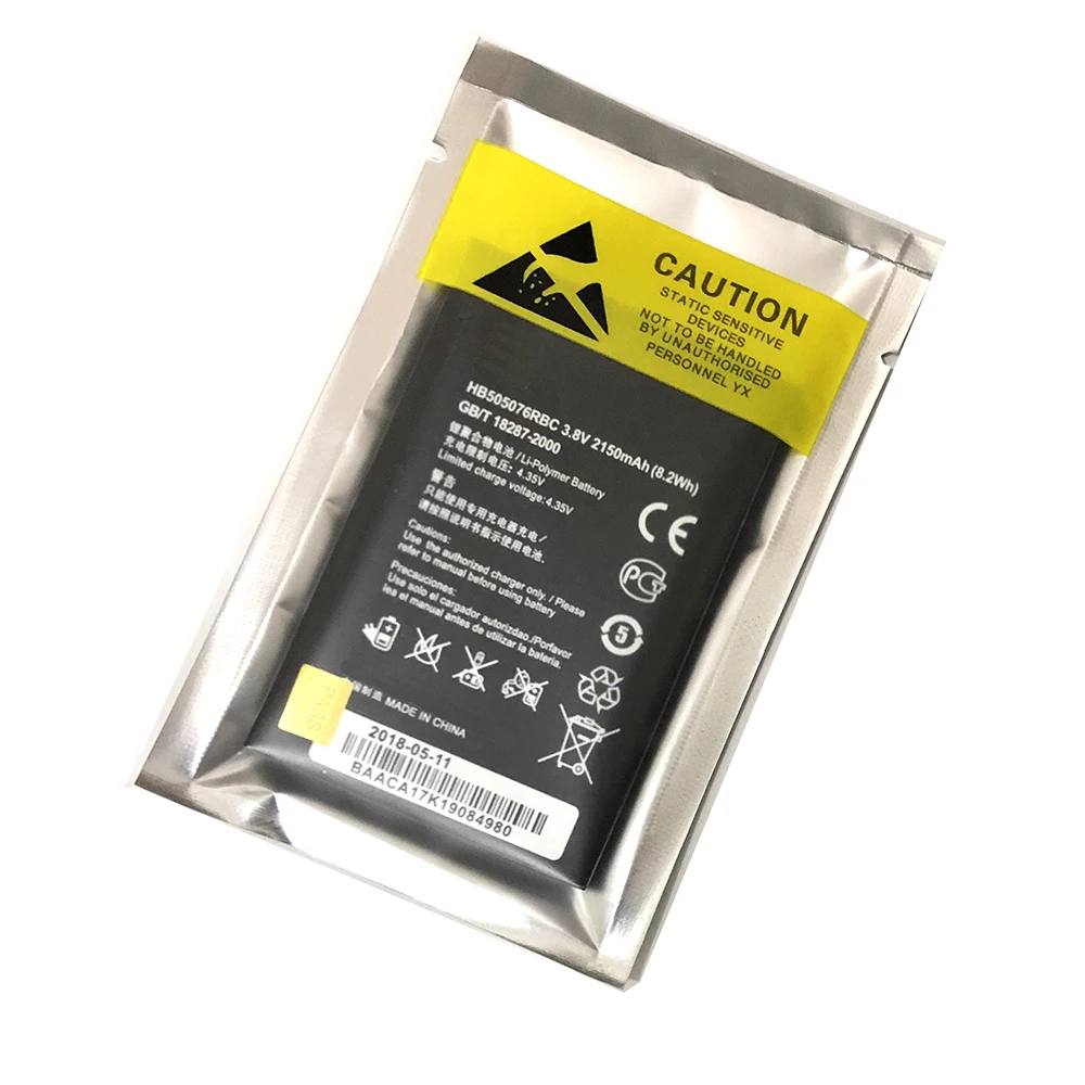 2150mAh HB505076RBC литий ионный аккумулятор для телефона Huawei G606 G610 G610S G700 G710 G716 A199 C8815 Y600D U00