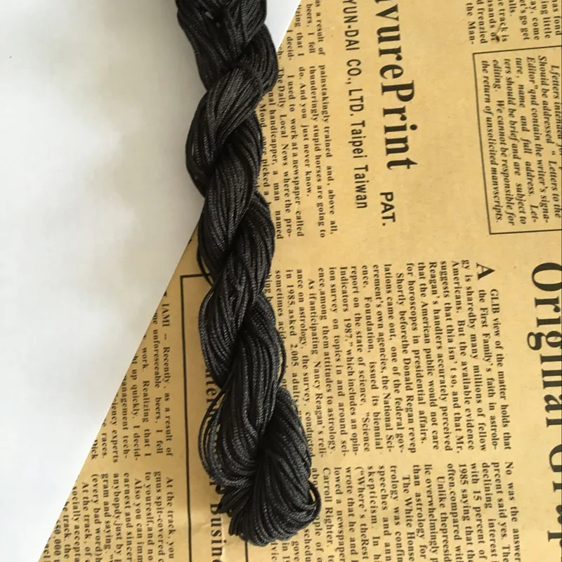 28Meters 1MM Wholesale Beading Thread Bead Cord String Strap Red/Black Rope For DIY Bracelet Necklace Keep Colors Fine Quality | Украшения