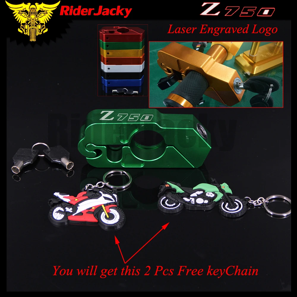 RiderJacky замок для Руля Мотоцикла Противоугонный Безопасность Защита от кражи