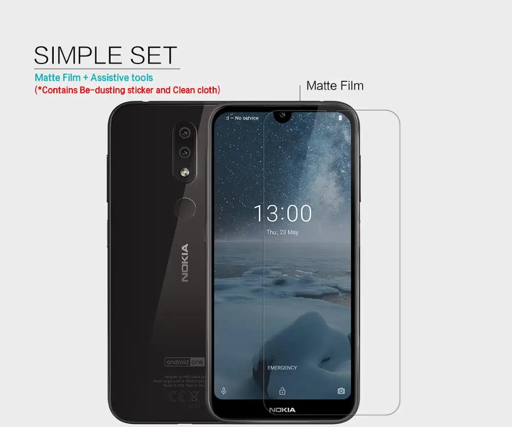 2 шт/партия для Nokia 4,2 протектор экрана NILLKIN матовая защитная пленка или супер прозрачная защита экрана против отпечатков пальцев