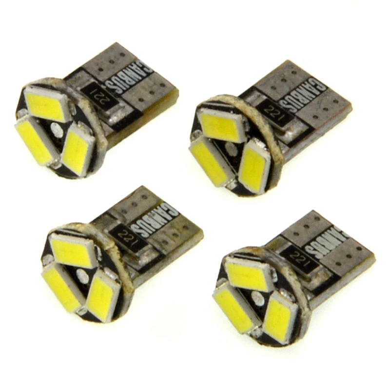 10X T10 3 SMD W5W 168 194 5630 Клин CANBUS Error Free светодиодный светильник лампа белый маркер