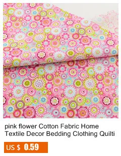 Teramila Cotton Fabric 25 Designs Animial Cartoon Patchwork Quilting Charm Packs Meter Home Textile Clothing Bedding