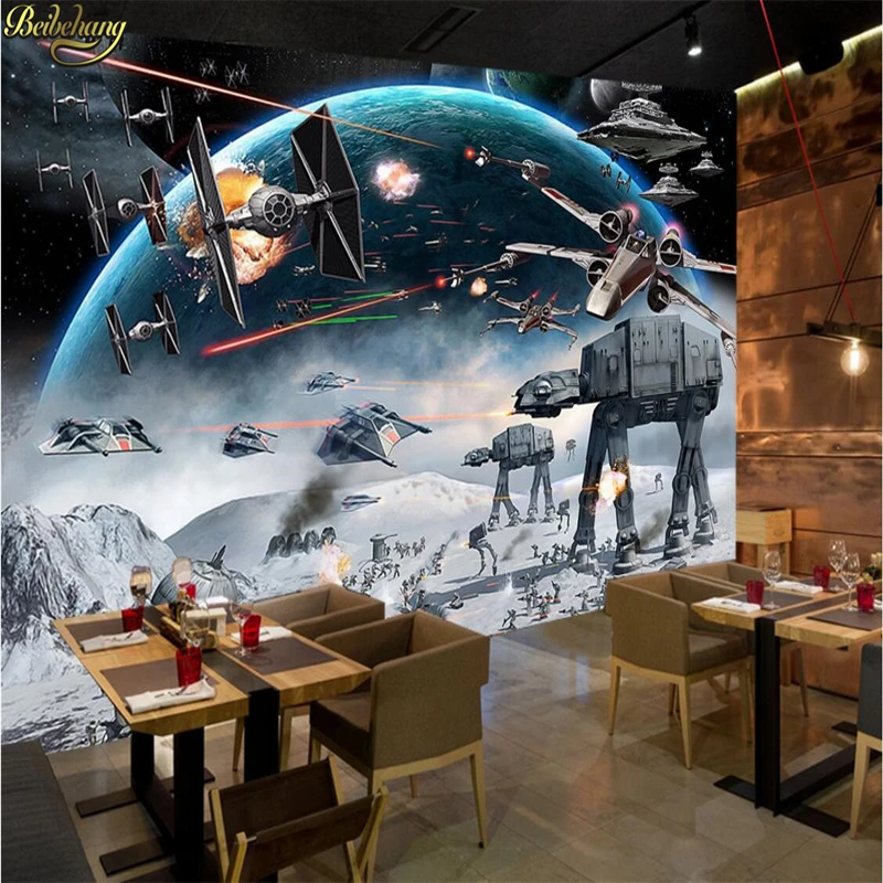 Beibehang пользовательская фотобумага 3D стерео мультфильм шок звезда фотография