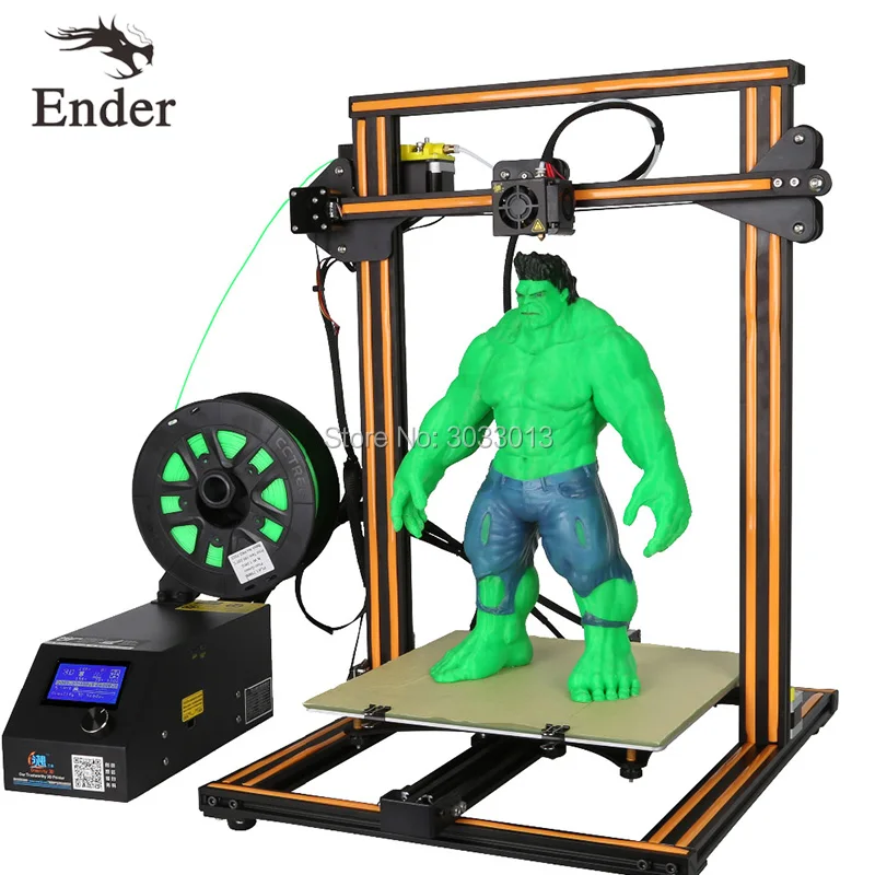 CR-10s 3d принтер DIY комплект двойной стержень, большой размер печати, нити мониторинга сигнализации, продолжительная печать I3 принтер 3D Creality 3D