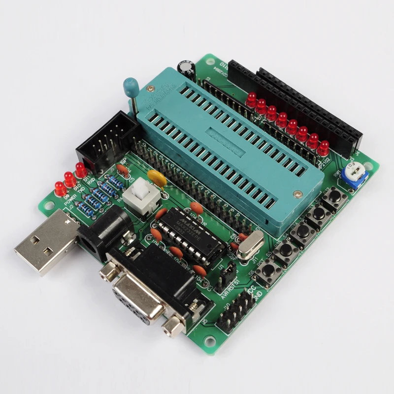 C51/AVR Совет По Развитию Микроконтроллер Обучения Доска DIY Kit Набор STC89C52 MCU
