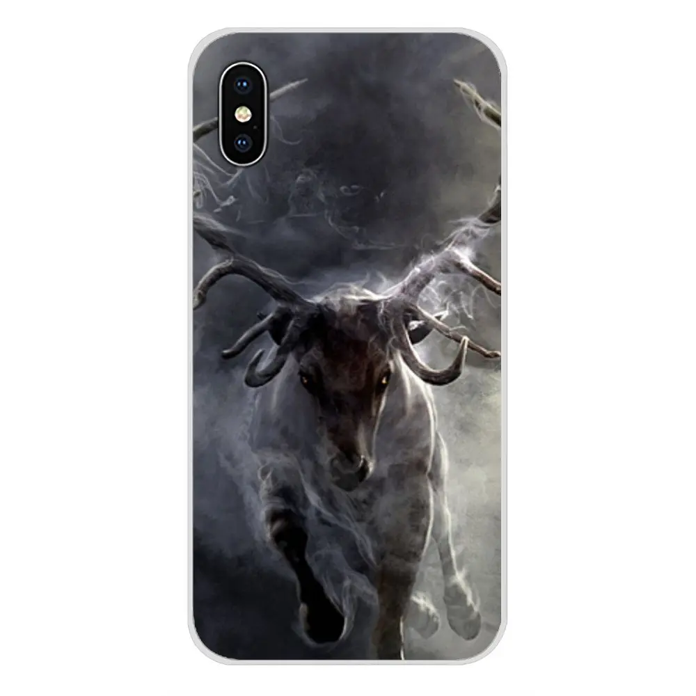 Цветные чехлы из ТПУ с изображением оленя кристаллов бриллиантов животных для