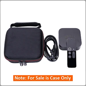 Чехол LTGEM EVA Black для Apple tv 4K(32 ГБ/64 ГБ, последняя модель - Цвет: case only