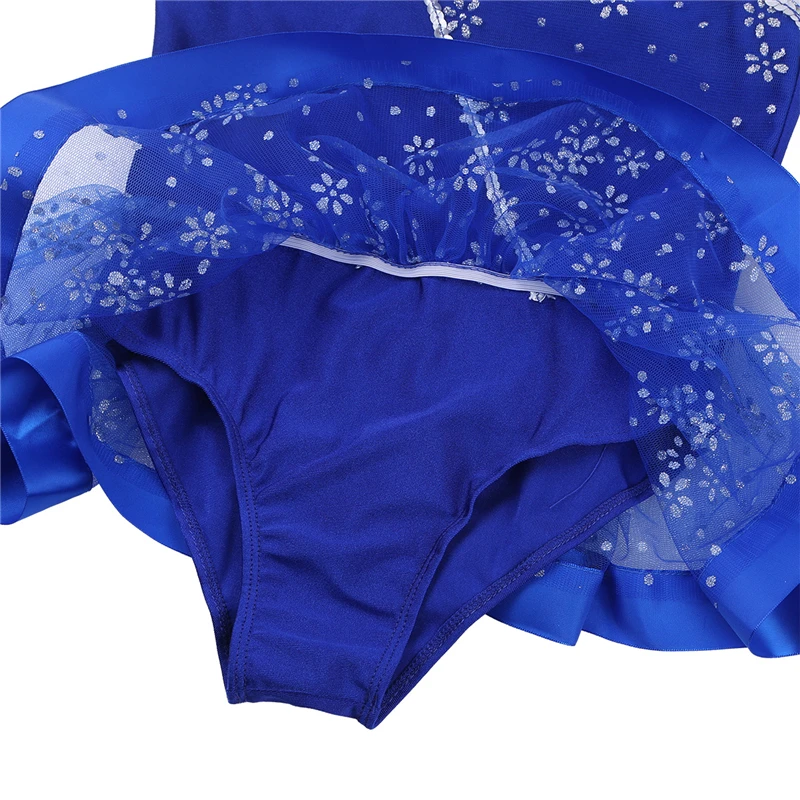 IIXPIN/детское балетное платье пачка блестящее для танцев с рукавами крылышками