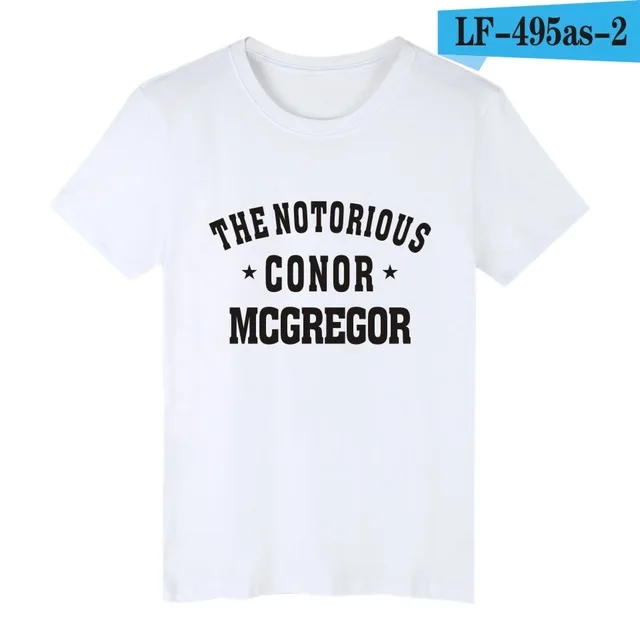 white Dethrone Conor McGregor Dublin футболка для мужчин, модная мужская футболка с коротким рукавом, брендовая качественная хлопковая футболка, топы, быстрая - Цвет: white