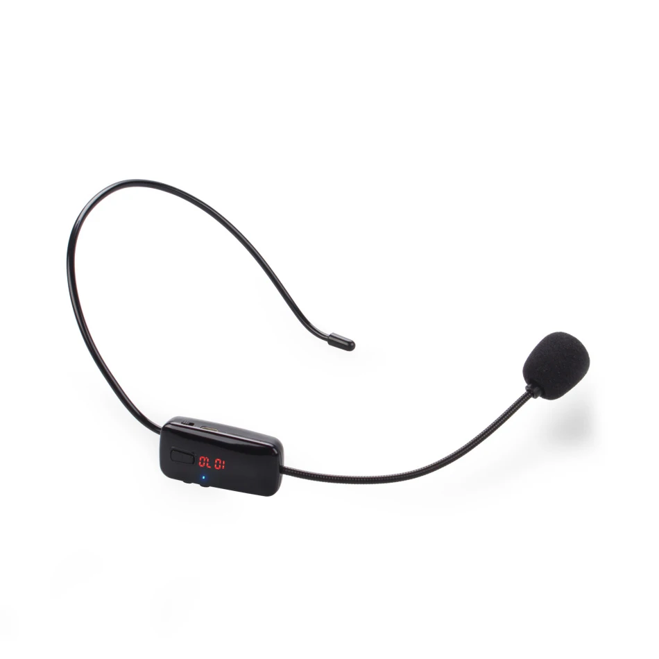 Беспроводной конденсаторный FM-микрофон гарнитура Мегафон Радио микрофон для