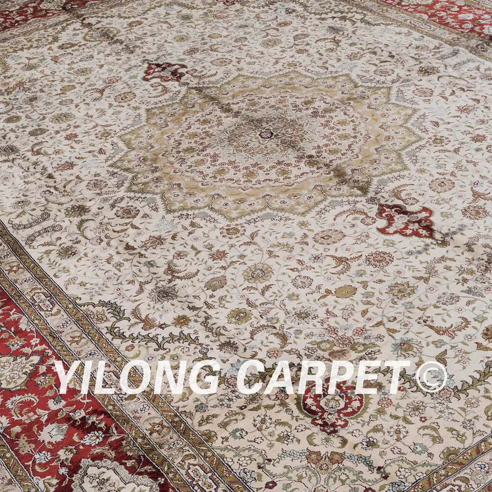 Yilong 10 'x 14' классический турецкий стиль 100% ручной работы высококачественные