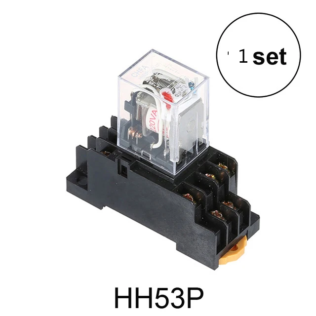 DMWD MY3 HH53P MY3NJ 11-контакт DC12V/DC24V/DC110V/AC220V катушки общего назначения Микро Мини реле с гнездом базы