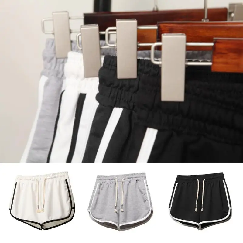 Летние женские модные корейские свободные короткие штаны с высокой талией